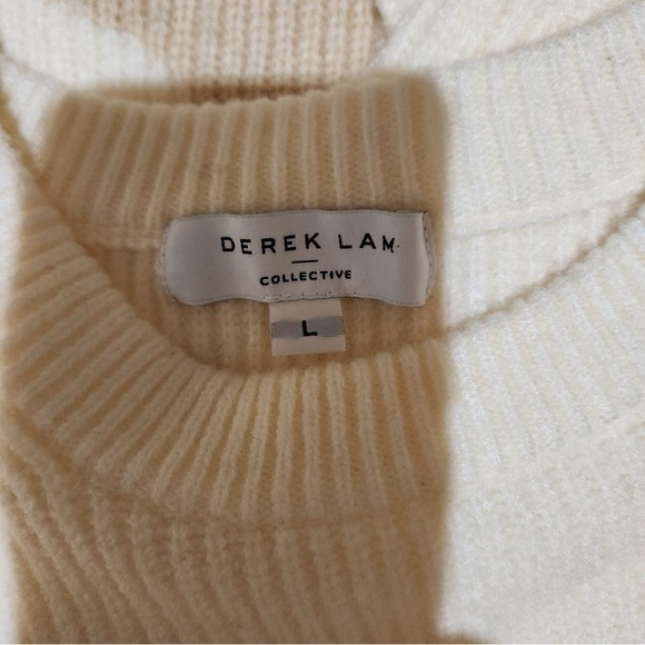 NWOT Derek Lam Collective RTR Design Collective Two Tone Sweater - Picture 8 of 9